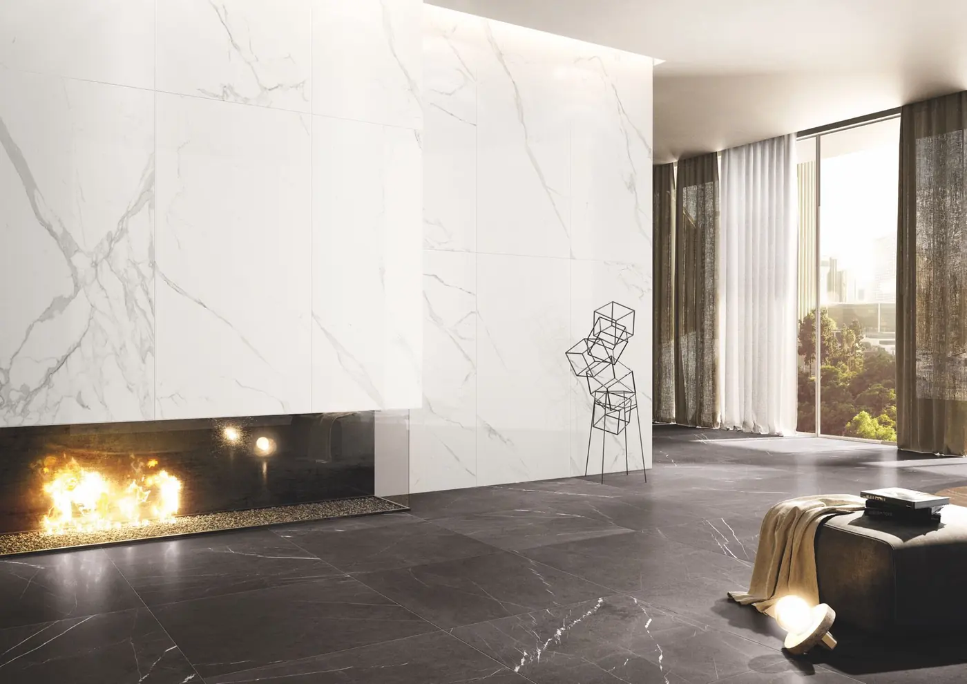 Casalgrande Padana Marmoker Statuario Grigio
